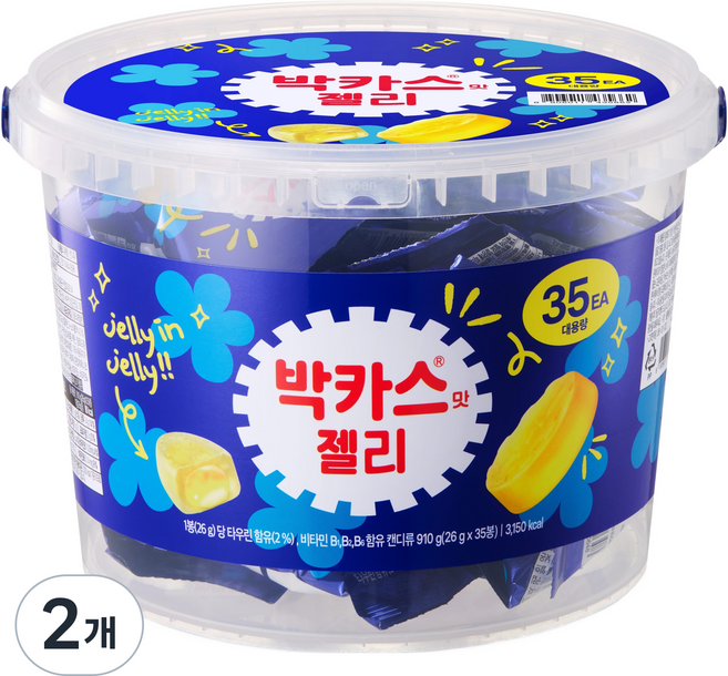 박카스 젤리 대 35개입, 910g, 2개