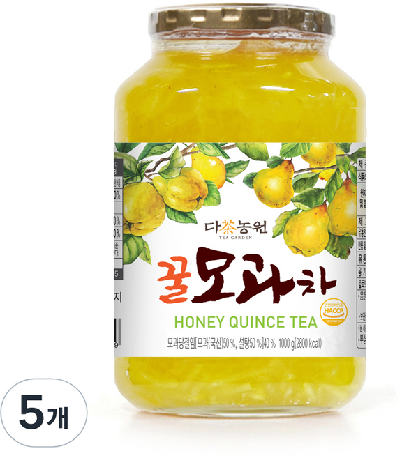 다농원 꿀모과차, 1kg, 1개입, 5개