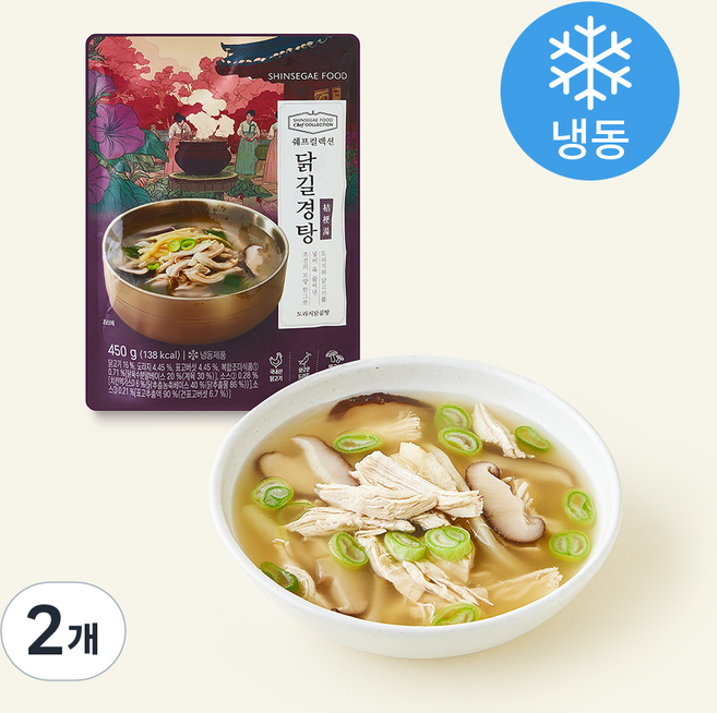 쉐프컬렉션 신세계푸드 닭길경탕 (냉동), 450g, 2개