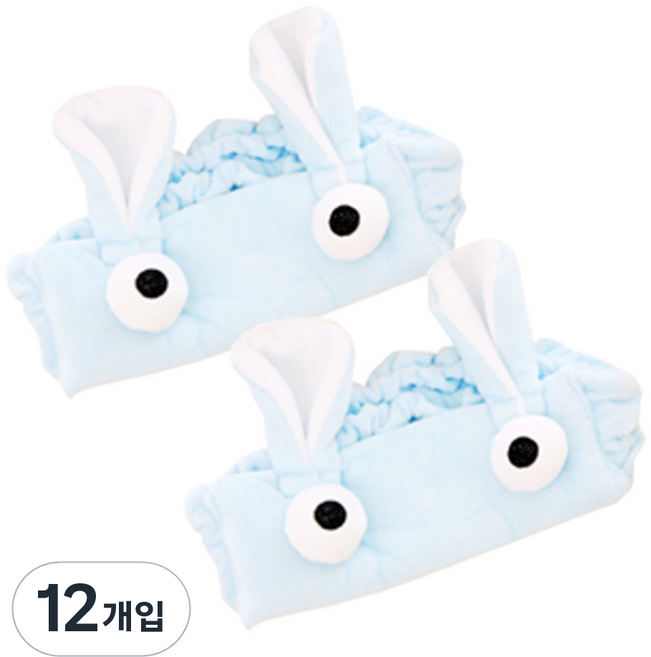 더자카 파스텔레빗 세안밴드, Y377LBBI258, 12개