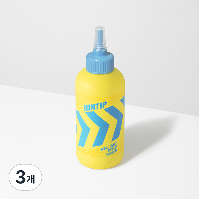 힌팁 리얼 솔트 두피 스케일러 스칼프, 300g, 3개