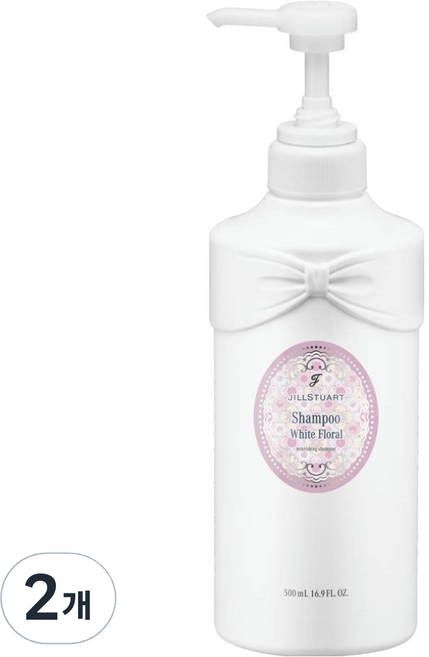 JILLSTUART 白花香氛洗髮精, 2瓶, 500ml