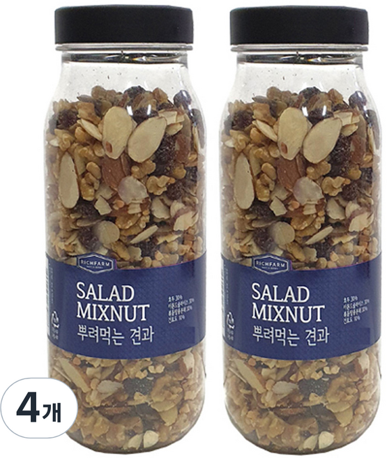 리치팜너트 뿌려먹는 견과, 430g, 4개