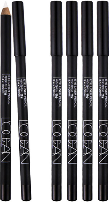 로쎄앙 아이라이너 펜슬, 02호 화이트, 5개