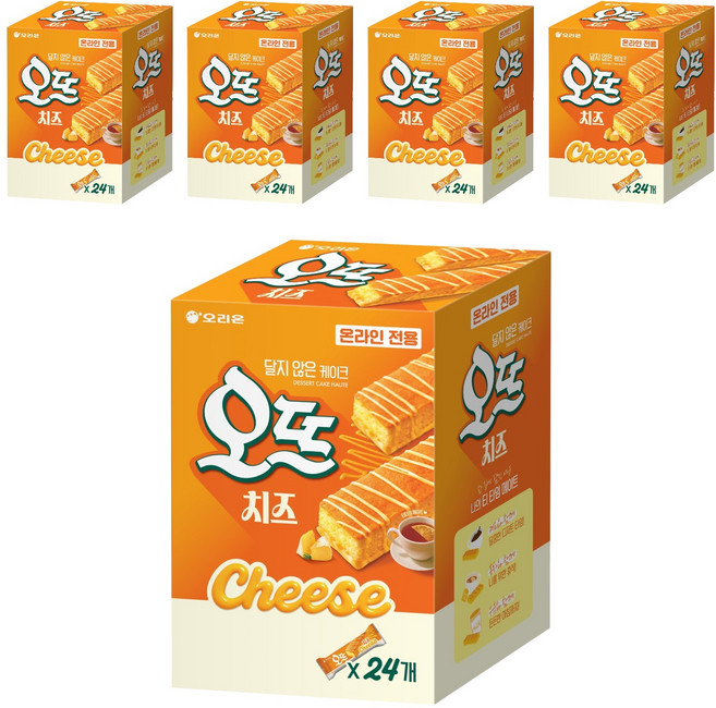 오리온 진한 디저트 케익 오뜨 치즈, 156g, 20개