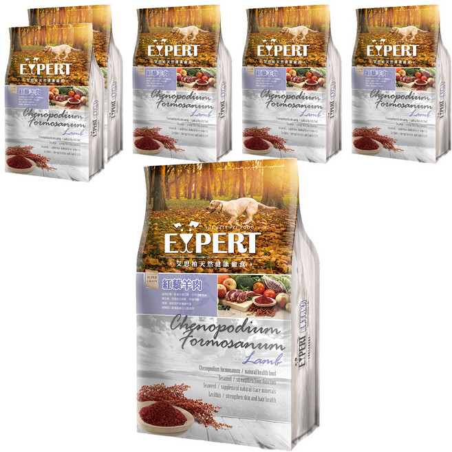 福壽實業 EXPERT 艾思柏 成犬專用配方飼料, 紅藜羊肉, 1.5kg, 6袋