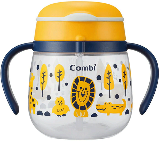 Combi 康貝 Laku樂可杯 第3階段 吸管杯, 森林, 240ml, 1個