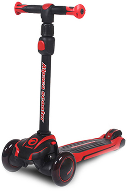 알파카 스쿠터 노블레스 아동용 킥보드 2020년, 블랙, 1개