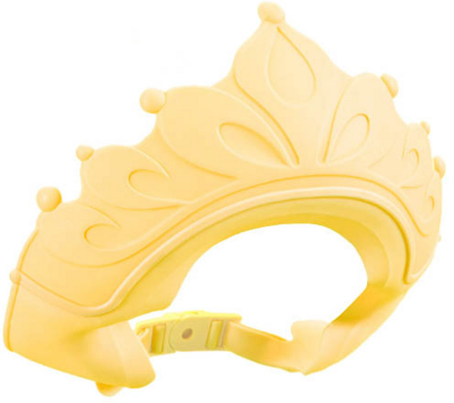 베키노우 유아용 베이비 샴푸캡, 옐로우, 1개