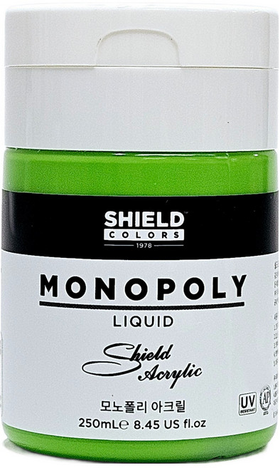 쉴드 모노폴리 아크릴물감 629 Yellow Green, 250ml, 1색