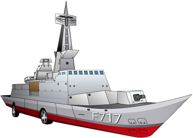 OO屋 拉法葉巡防艦, 1個