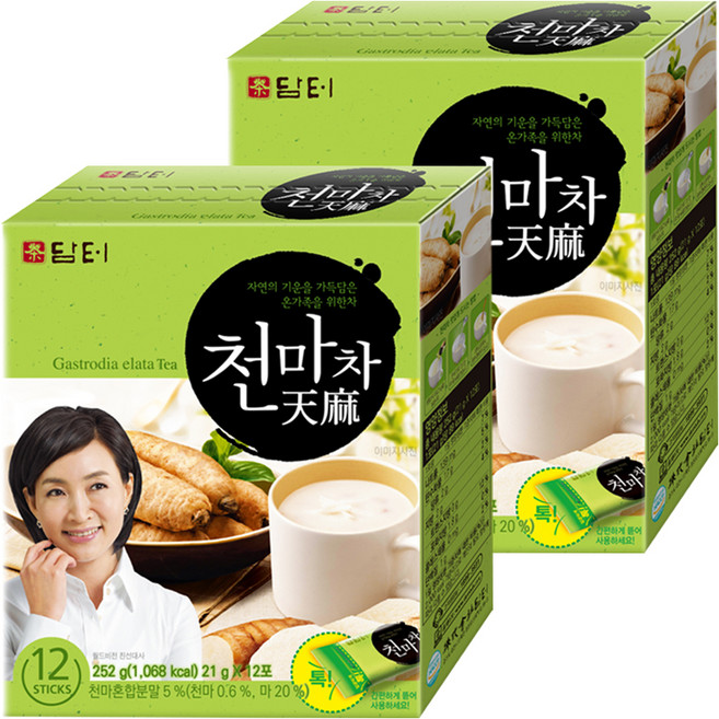 담터 천마차, 21g, 12개입, 2개