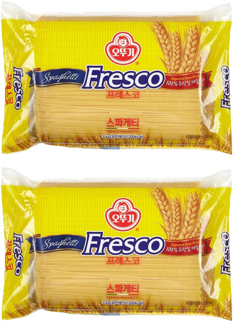 오뚜기프레스코 스파게티, 3kg, 2개