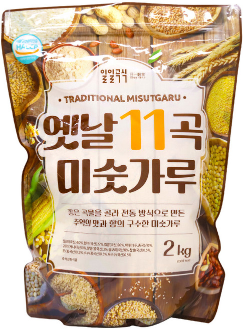태광선식 옛날 11곡 미숫가루, 2kg, 1개