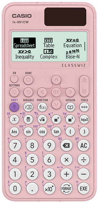 CASIO 卡西歐 工程計算機 粉紅色, 1個, FX-991CW-PK
