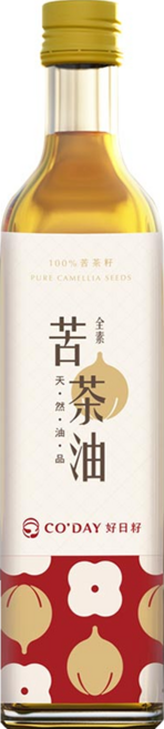 CO'DAY 好日籽 梅山茶油合作社 苦茶油, 500ml, 1瓶