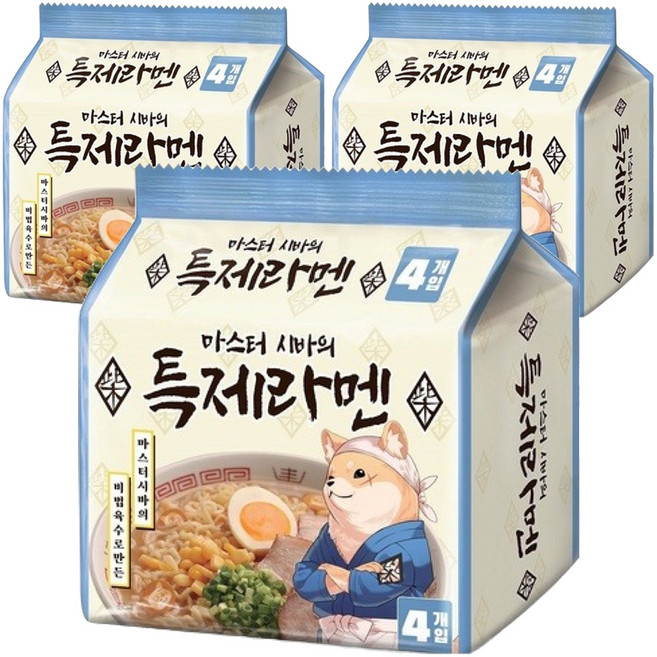 팔도 마스터 시바의 특제라멘 115g, 12개