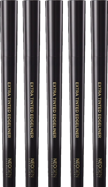 네오젠 엑스트라 틴티드 엣지 아이라이너 0.7g, 01블랙, 5개 - 쿠팡
