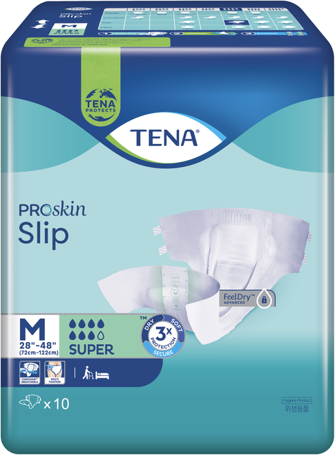 테나 남녀공용 수퍼 성인기저귀, 대형, 10매, 1개