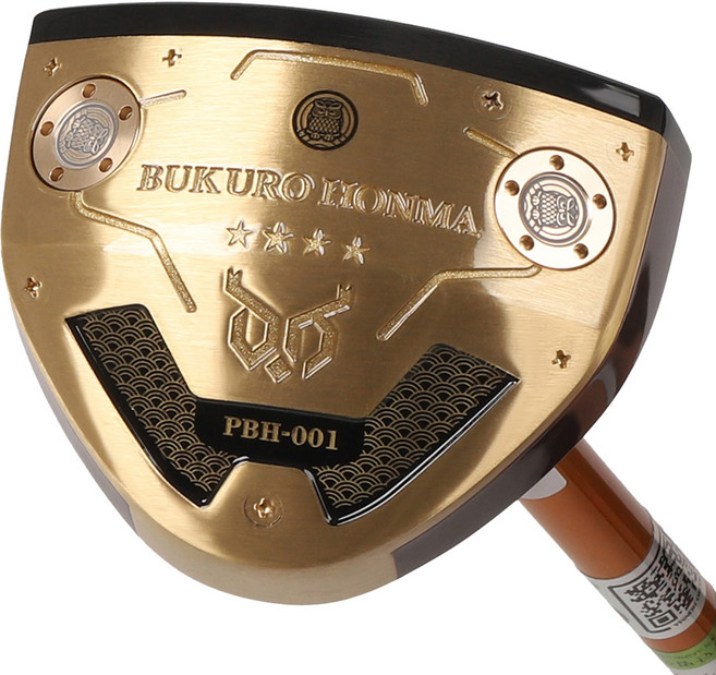 부쿠로혼마 감나무 4스타 파크골프채 오른손용 PBH-001 830mm + 교체용 무게추 세트, R, 90도