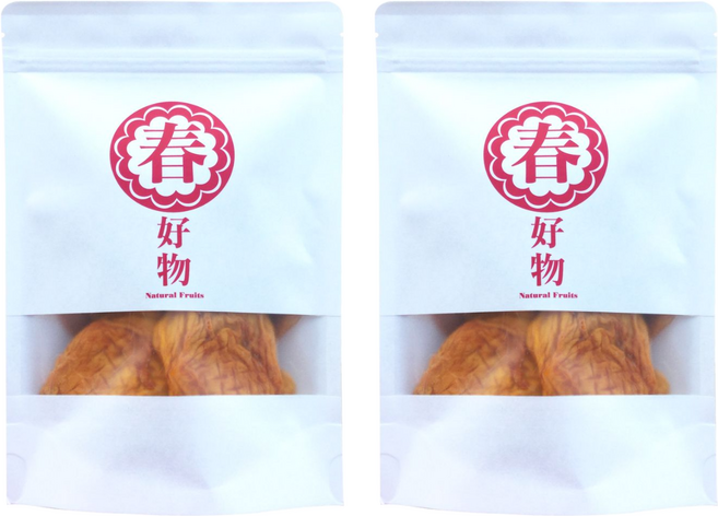 春哥好物 水果乾專賣 經典無加糖愛文芒果乾, 2個, 200g