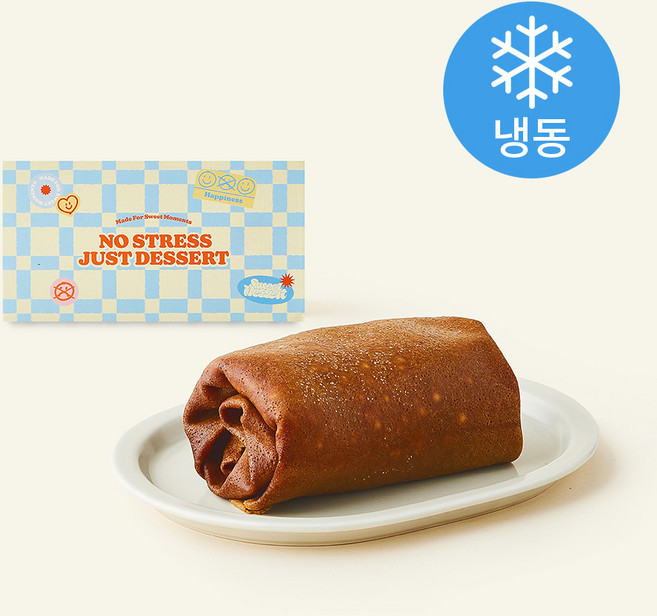 빌리엔젤 쿠키 카페오레 수건 케이크 (냉동), 125g, 1개