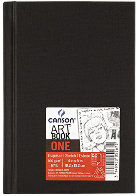 캔손 ONE 아트 스케치북 100g, A6, 1개