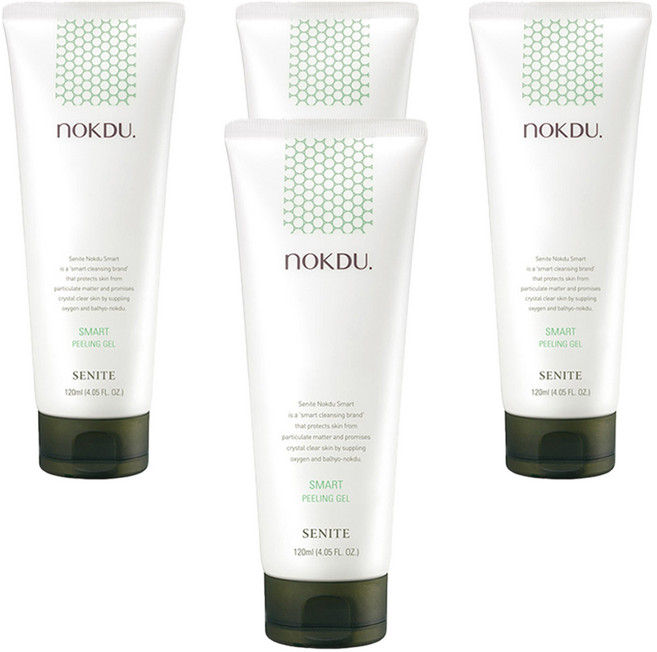 코리아나 세니떼 녹두 스마트 필링 젤, 120ml, 4개