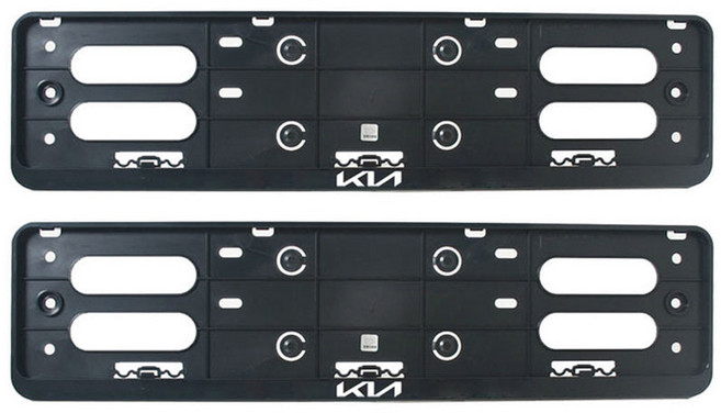 카템 기아 정품 플레이트 번호판프레임, 2개