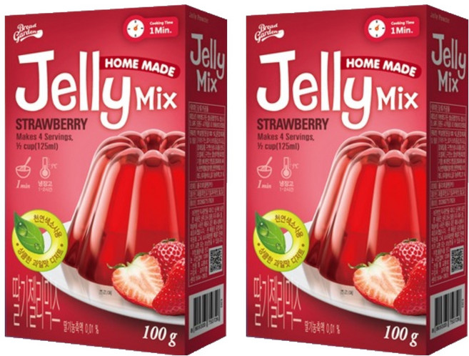 브레드가든 딸기젤리믹스 기타만들기세트, 100g, 2개