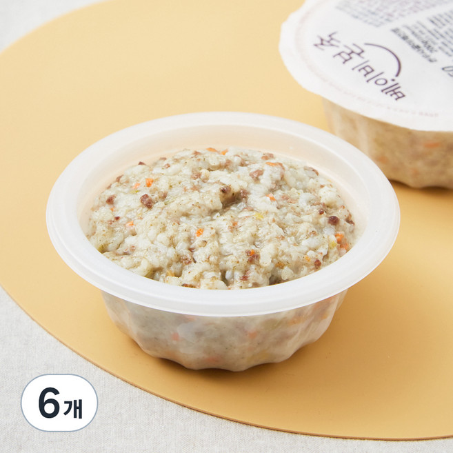 베이비본죽 한우 사골 야채 진밥 완료기, 200g, 6개
