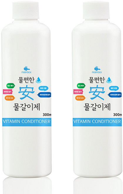 모비딕 물편한 물갈이제, 300ml, 2개