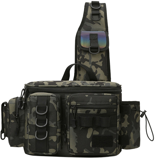 HISPLAN 路亞釣魚輔助包 軍事甲 40 x 15 x 20 厘米