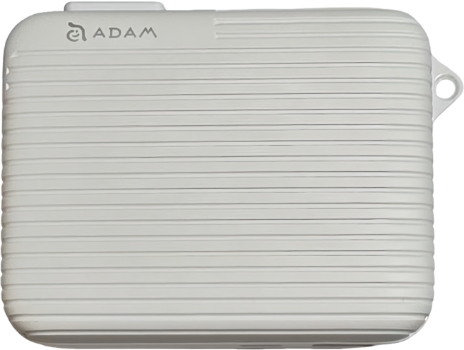 ADAM elements 亞果元素 旅行用自帶線行動電源 10000mAh Type-C, VIONTA T1, 白色