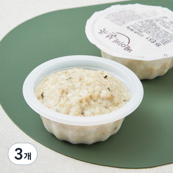 베이비본죽 돈안심 콩나물 진밥 완료기, 200g, 3개