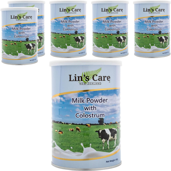 Lin's Care 高優質初乳奶粉, 450g, 6罐