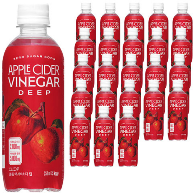 클룹 애사비소다 딥, 350ml, 24개