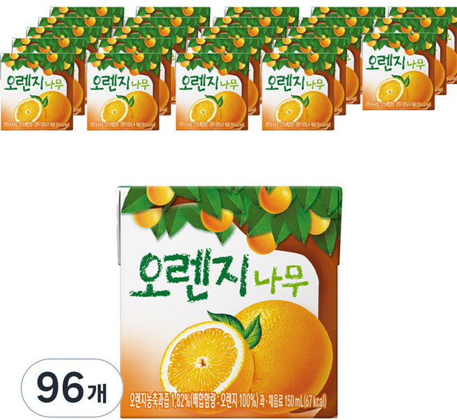 서울우유 오렌지나무 주스, 150ml, 96개