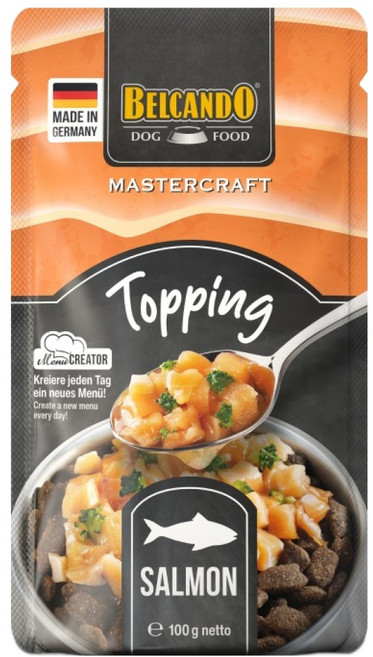 벨칸도 강아지 마스터크래프트 토핑 간식, 100g, 1개, 연어