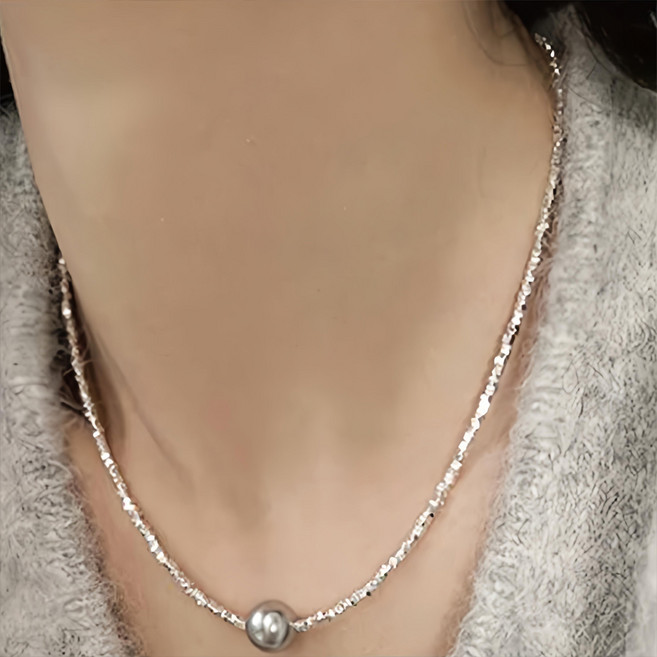 Sayaka 紗彌佳 可疊戴設計日本輕奢柔美水晶珍珠項鍊 2條