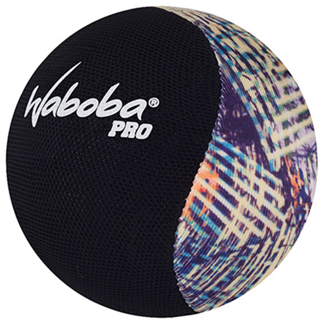 Waboba Pro 凝膠球 水上彈跳, 黑色, 1顆