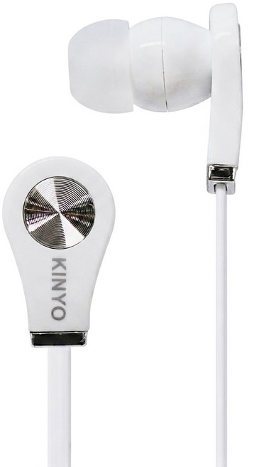 KINYO 時尚造型耳機, EMP50W, 白色, 1組