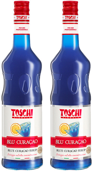 토스키 블루 큐라소향 시럽, 1L, 2개
