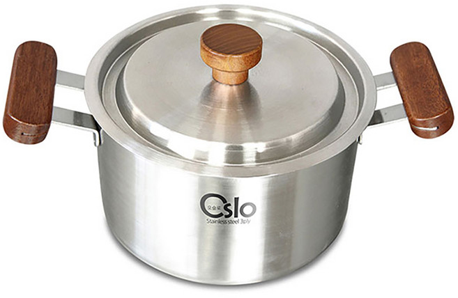 리빙글로리 인덕션 오슬로 통3중 양수냄비 국내생산, 20cm, 혼합색상, 1개