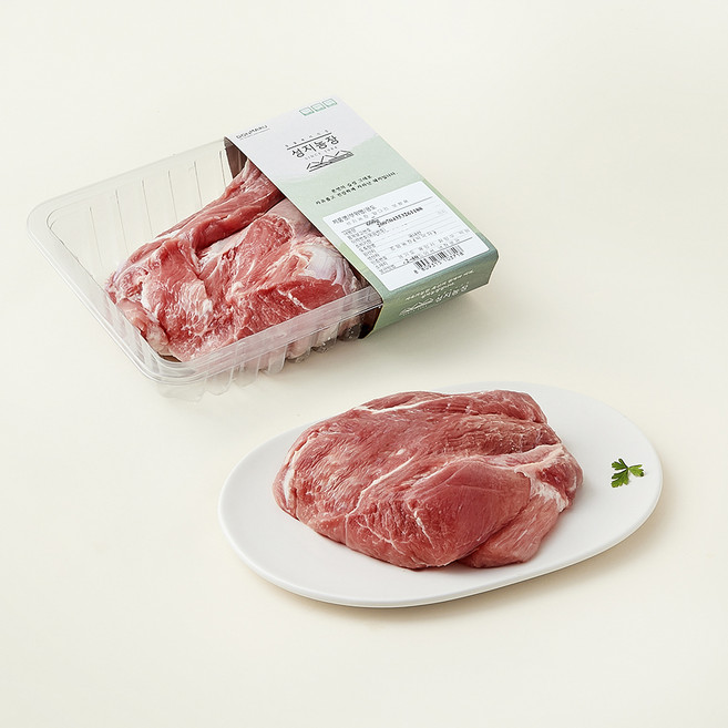 성지농장 동물복지 한돈 앞다리 보쌈용 (냉장), 600g, 1개