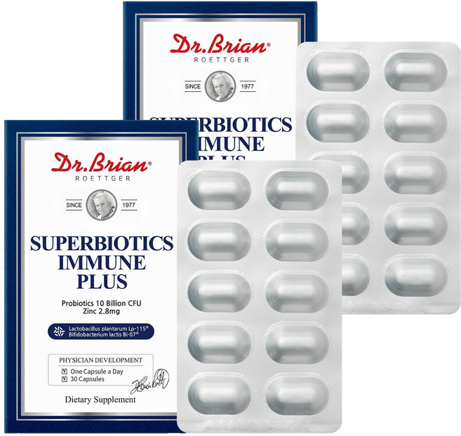 닥터브라이언 슈퍼바이오틱스 이뮨 플러스, 2개, 30정