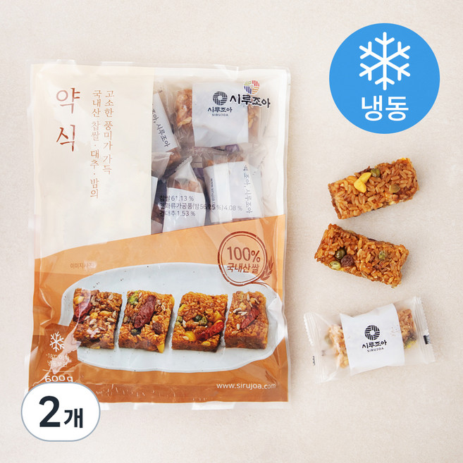 시루조아 약식 (냉동), 600g, 1개입, 2개