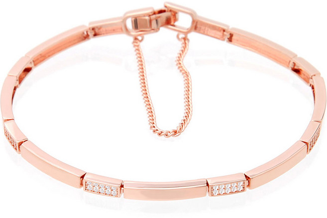 라울스톤 여성용 비올라 심플 데일리 관절 뱅글 큐빅 패션 팔찌 JR440