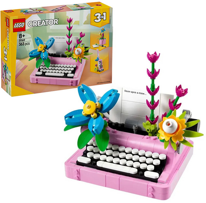 LEGO 31169 Creator 花飾打字機, 1盒