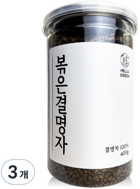 헬로우그린 볶은 결명자차, 400g, 1개입, 3개